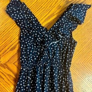 Banana Republic black and white daisy dress